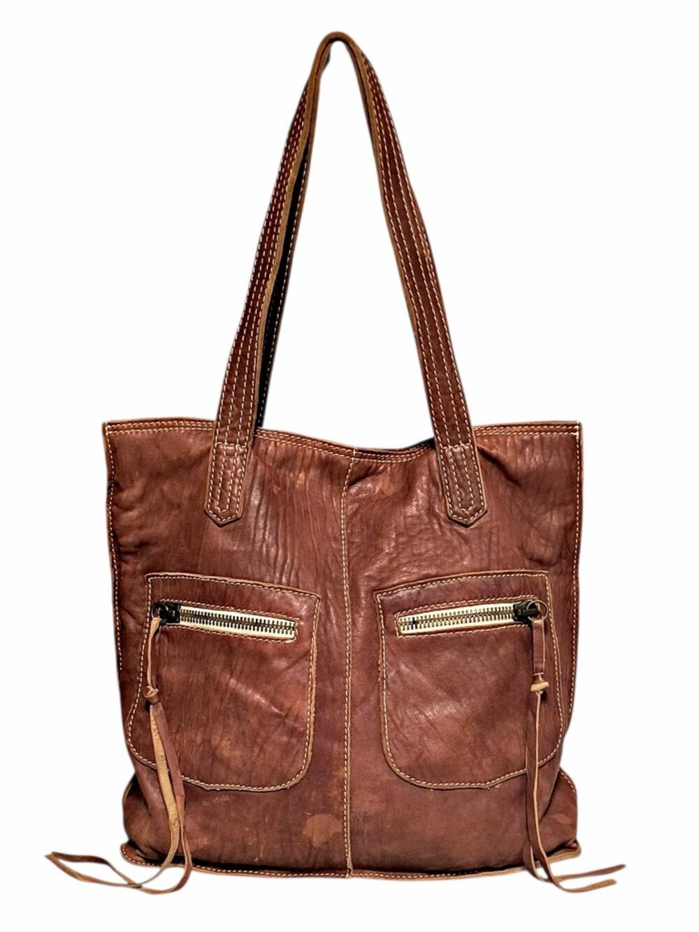 Vintage Claudia Firenze Italian Leather Tote